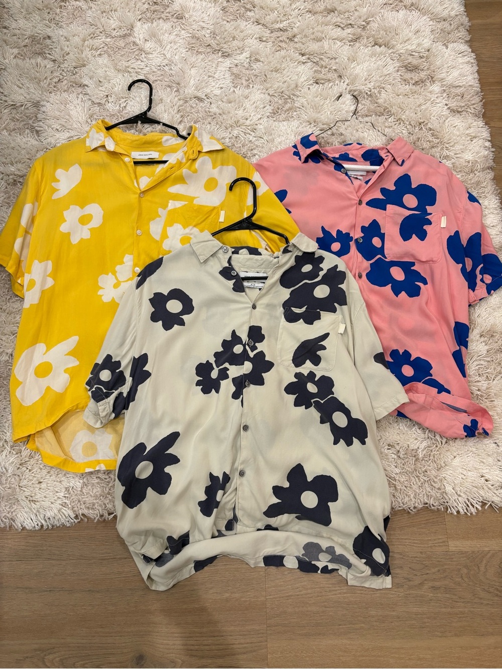 Urban Outfitters Men’s Floral Button-Up Shirt Bundle
